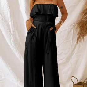 Fashionable Simple Off-shoulder Jumpsuit For Women