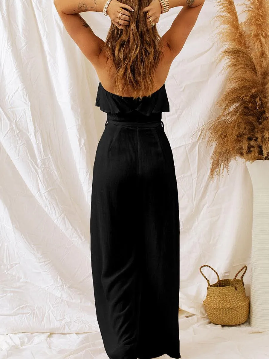 Fashionable Simple Off-shoulder Jumpsuit For Women