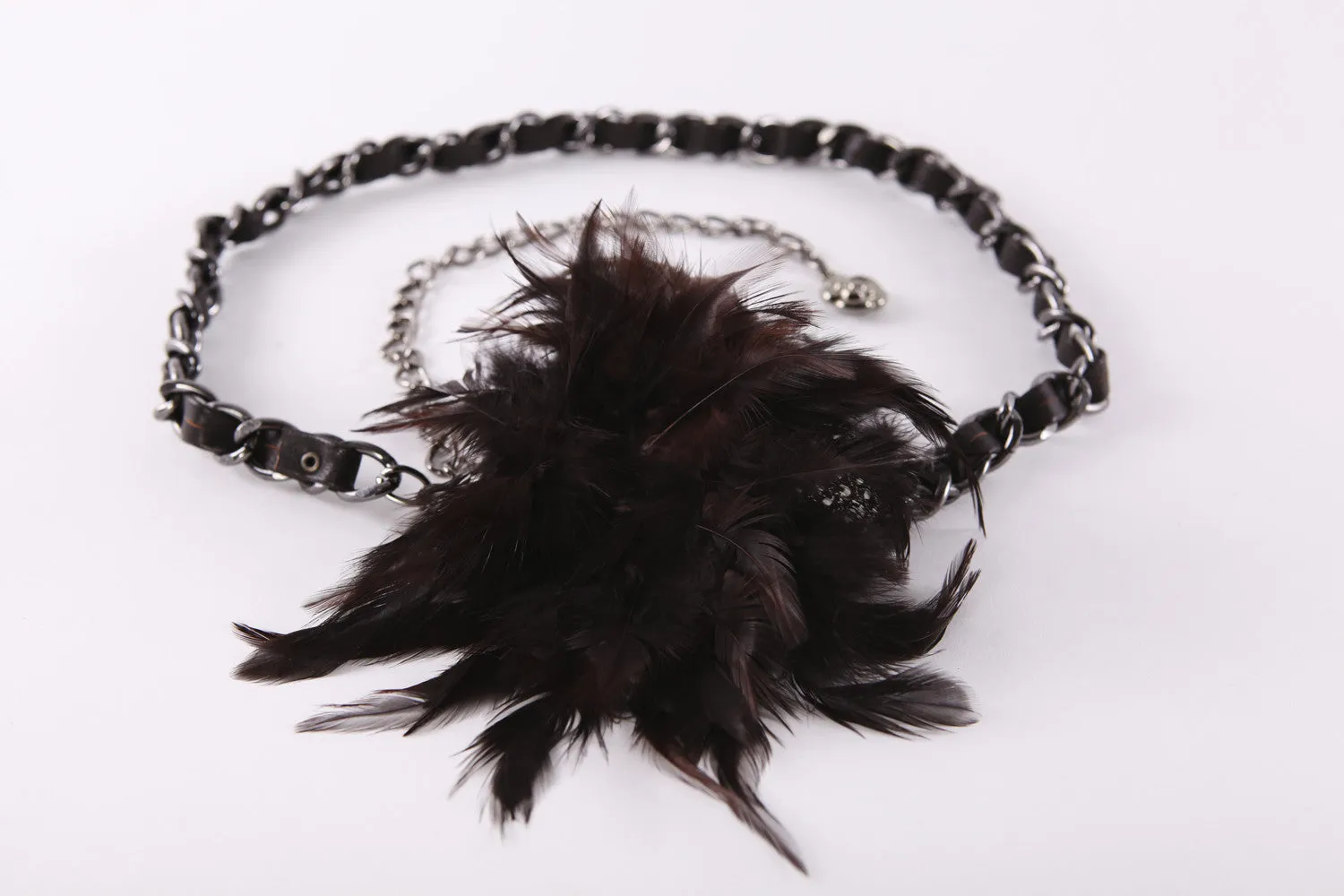 Feather boa Belt