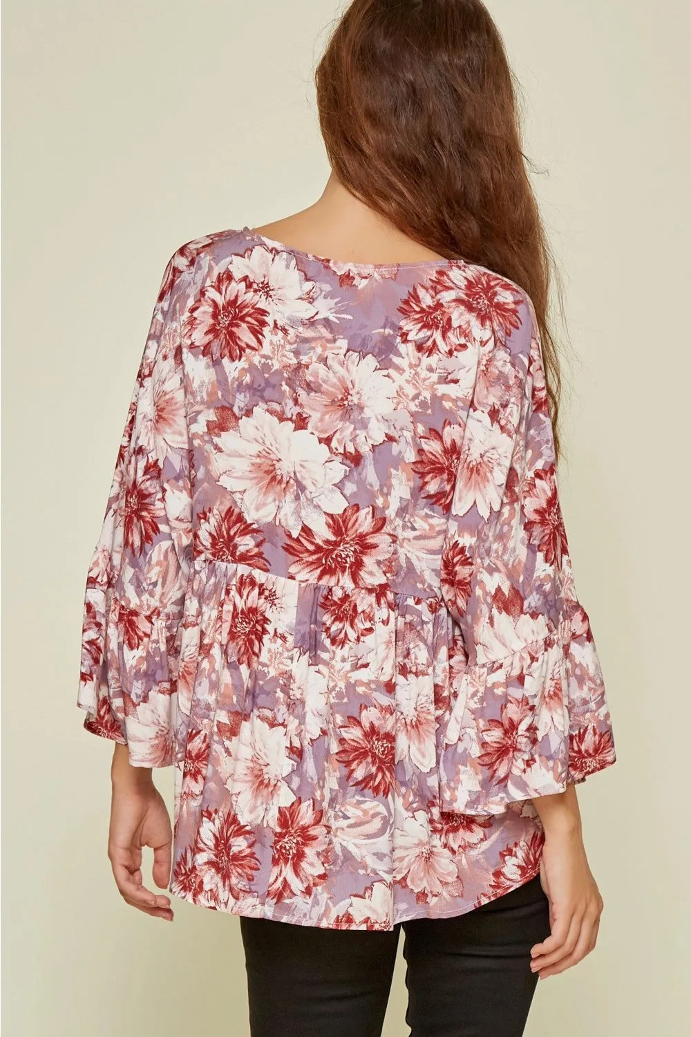 Floral Babydoll Blouse