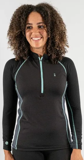 Fourth Element Women’s J2 Long Sleeve Top Black/Grey