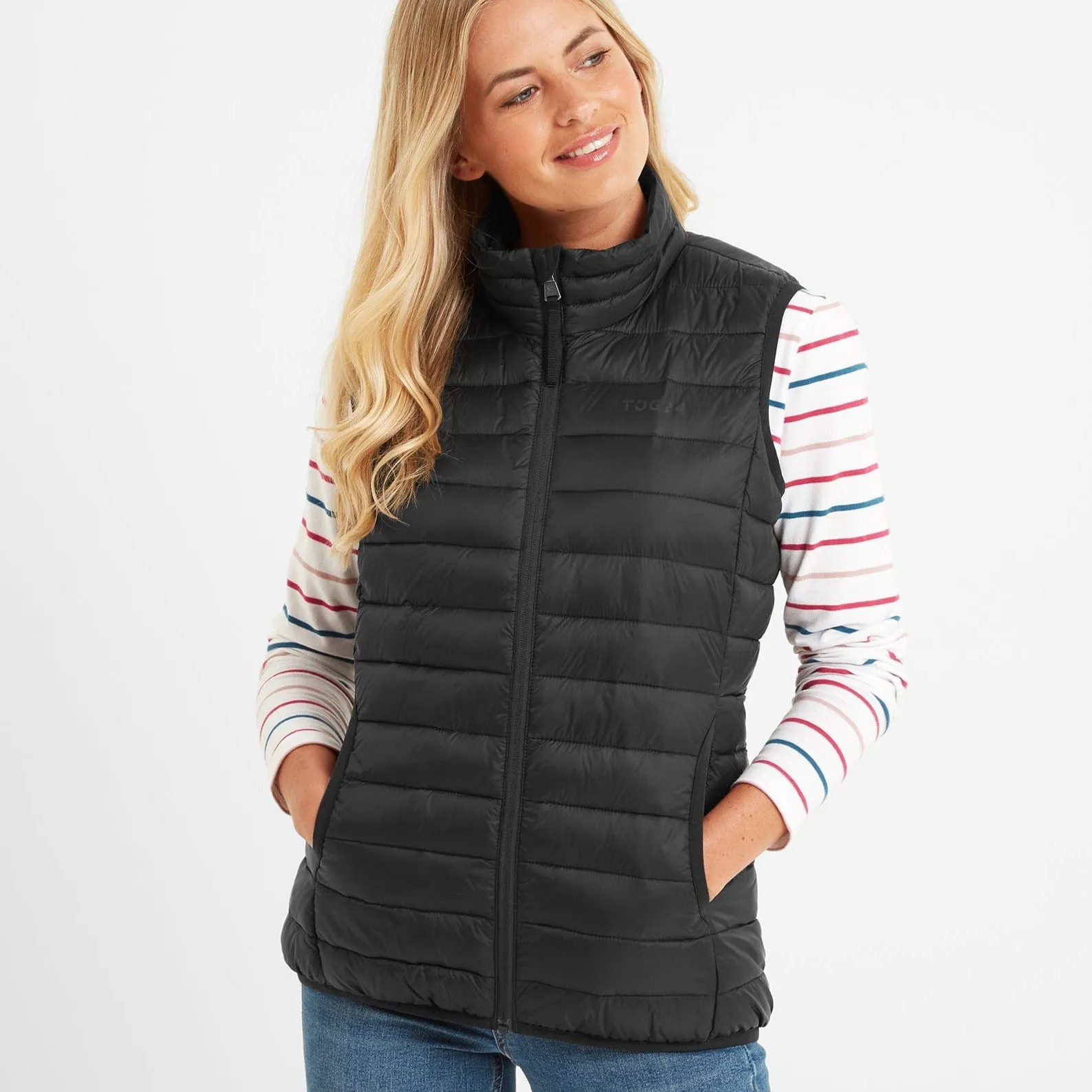 Gibson Womens Insulated Padded Gilet - Black