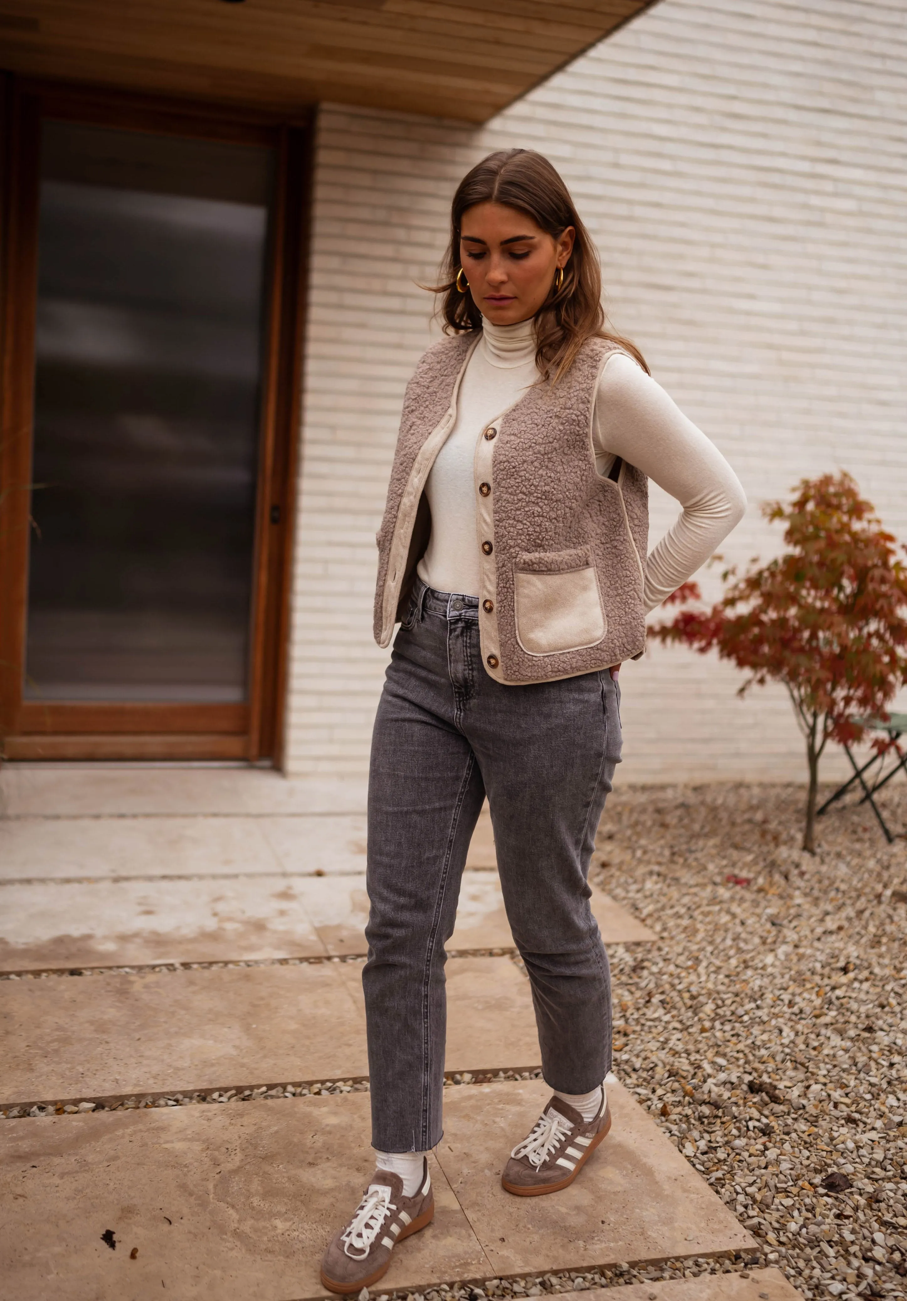 Gilet Ghislain - taupe