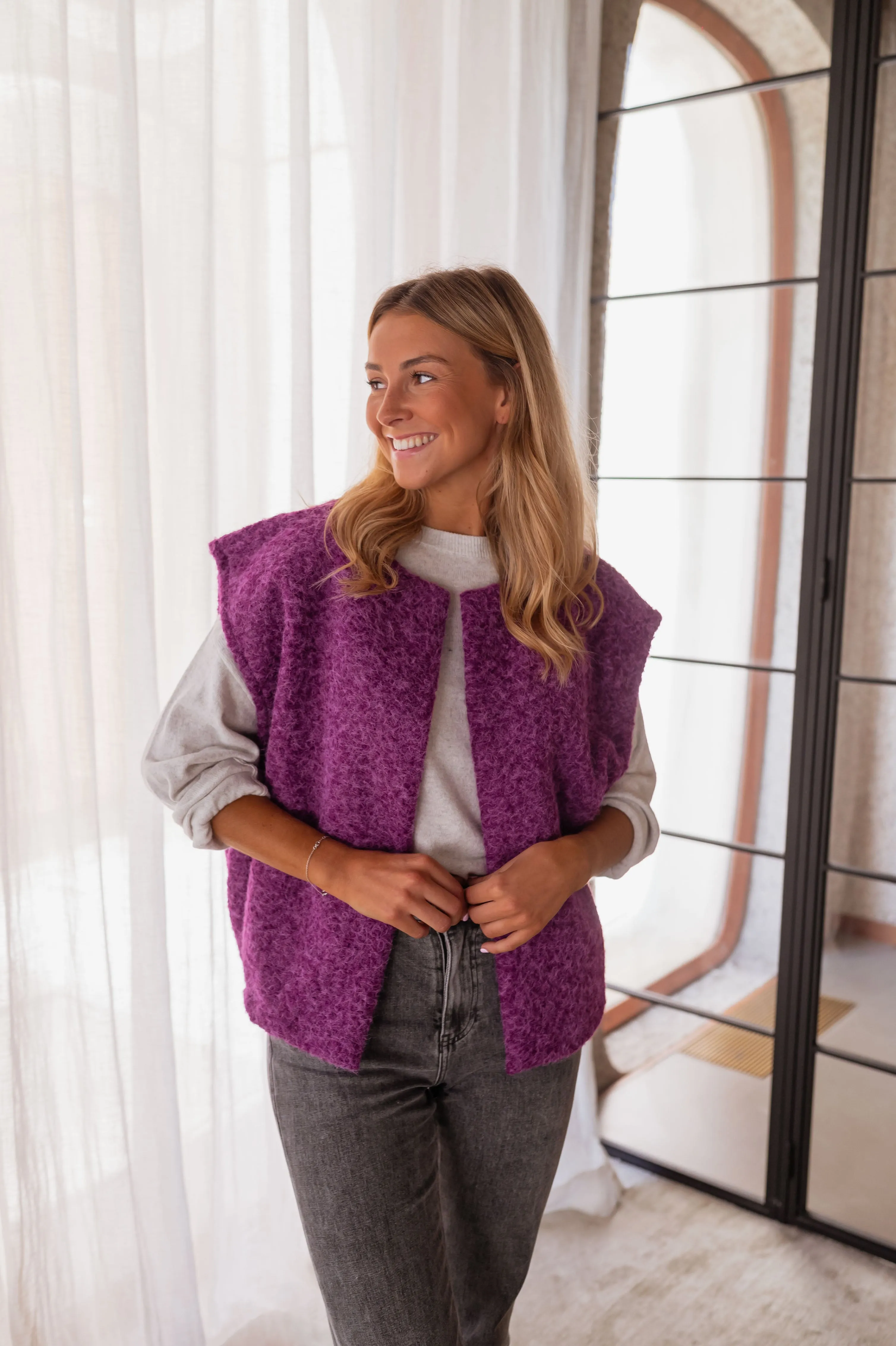 Gilet Lander - mauve