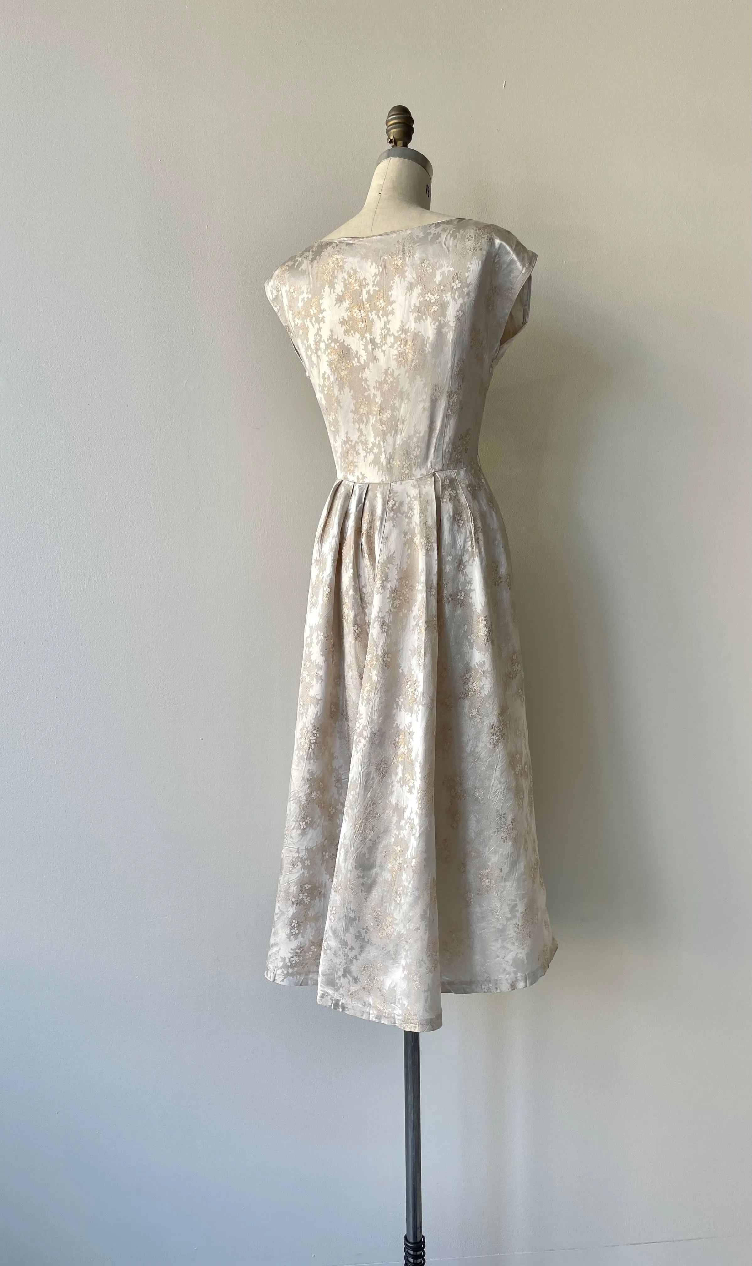 Glassine Brocade Dress | 1960s