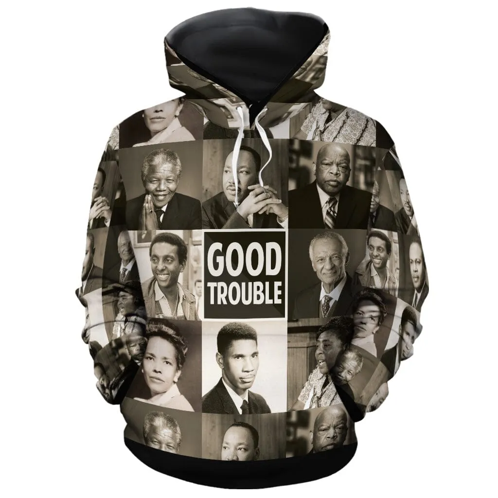 Good Trouble All-over Hoodie