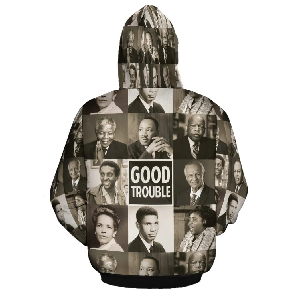 Good Trouble All-over Hoodie