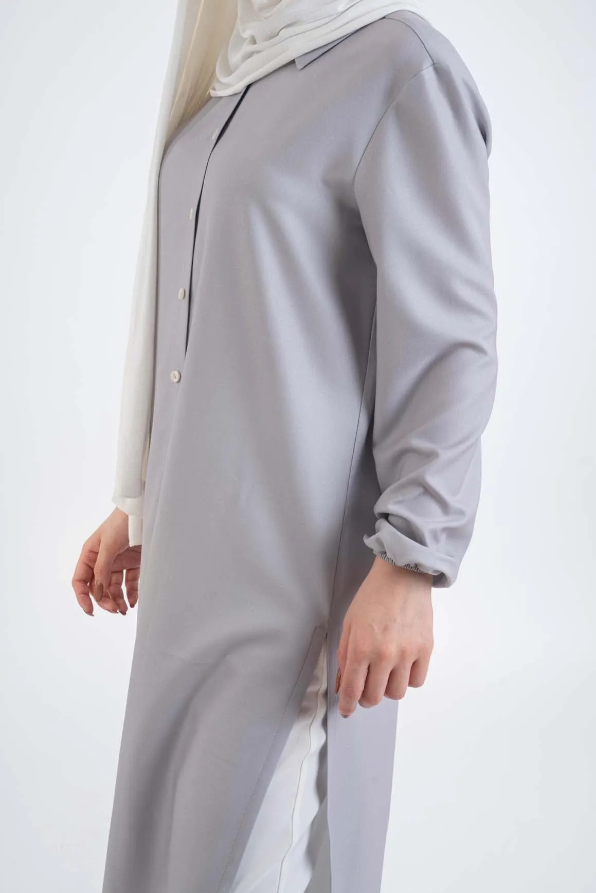 Gray Maxi shirt