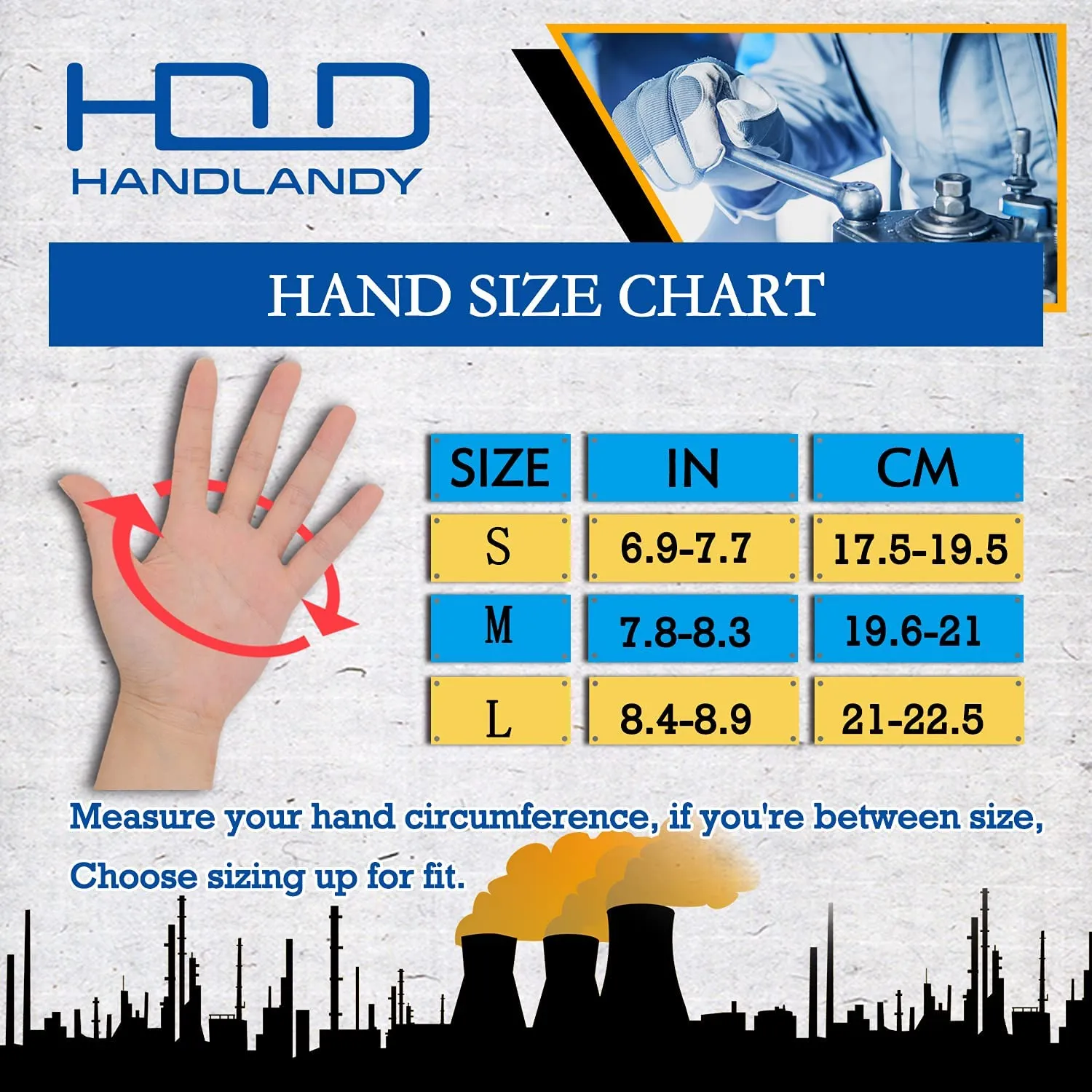 HANDLANDY Women Chemical Resistant Gloves Heavy Duty Industrial 1127