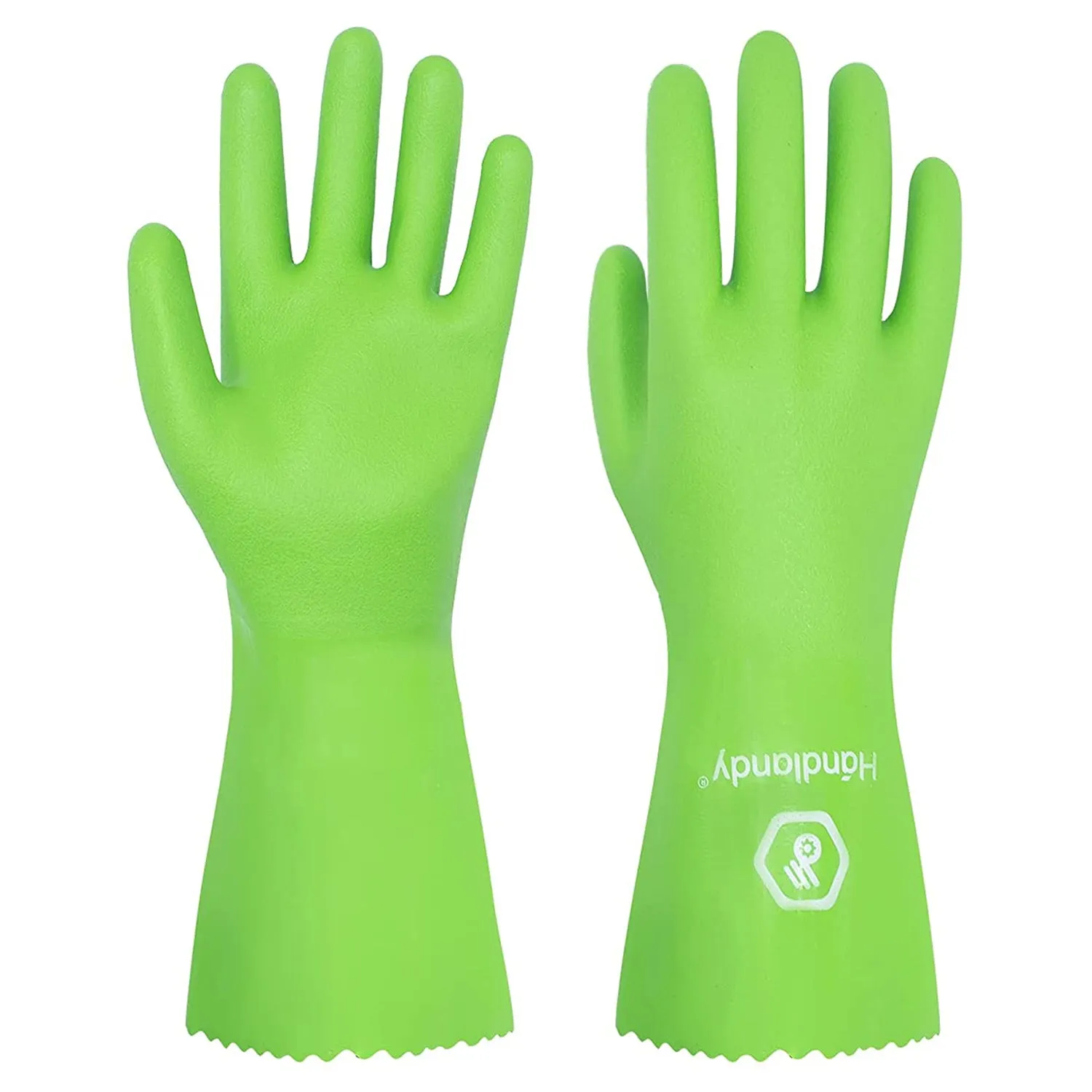 HANDLANDY Women Chemical Resistant Gloves Heavy Duty Industrial 1127