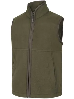 HOGGS OF FIFE Woodhall Junior Fleece Gilet - Green