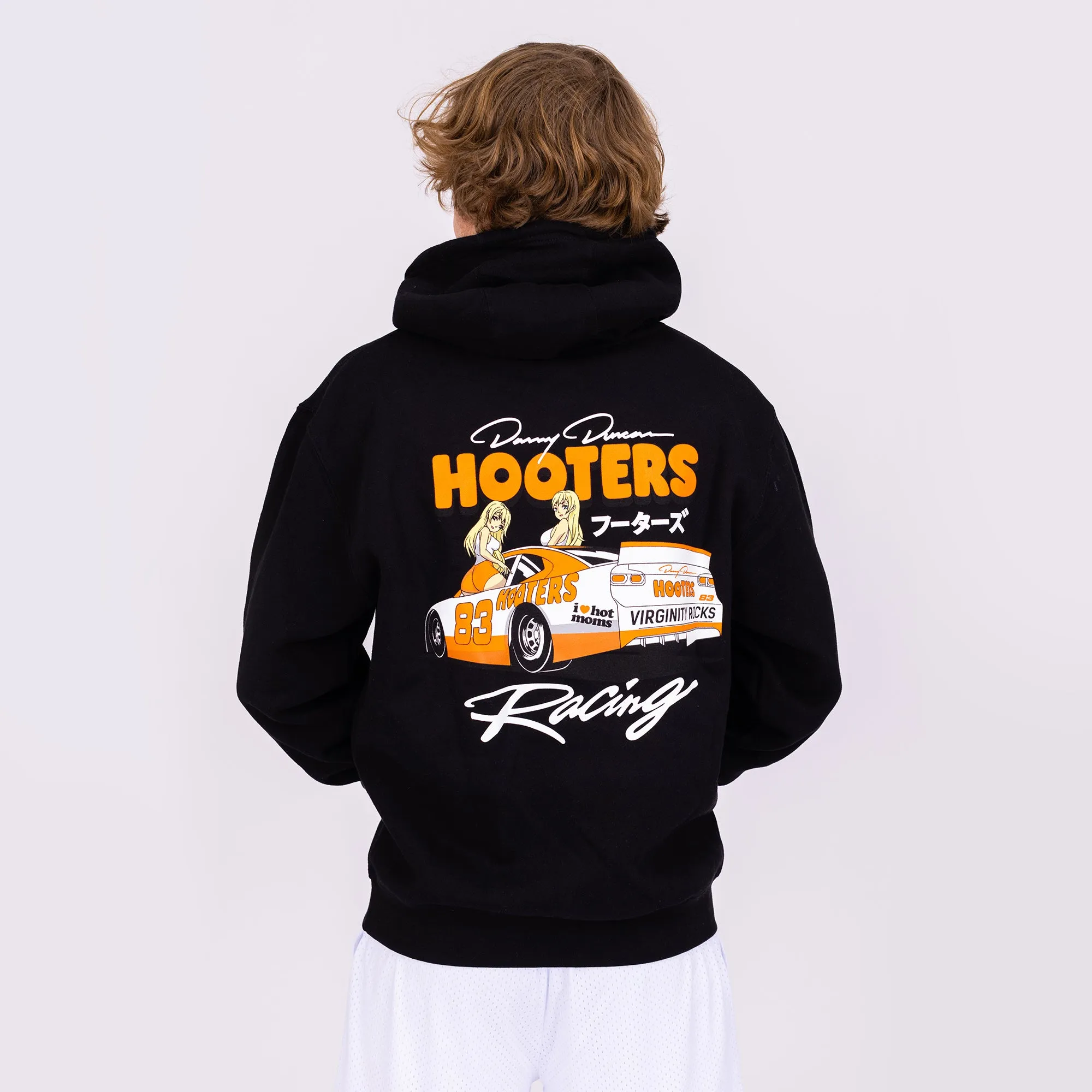 Hooters Racing Black Hoodie