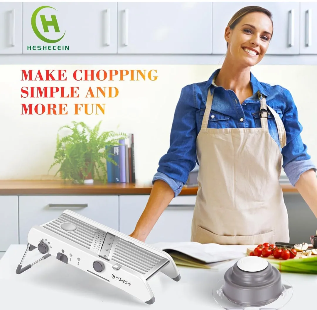 (Household) All-In-1 Mandoline Slicer Vegetable Chopper & Cutter/Vegetable Slicer with Waffle Maker