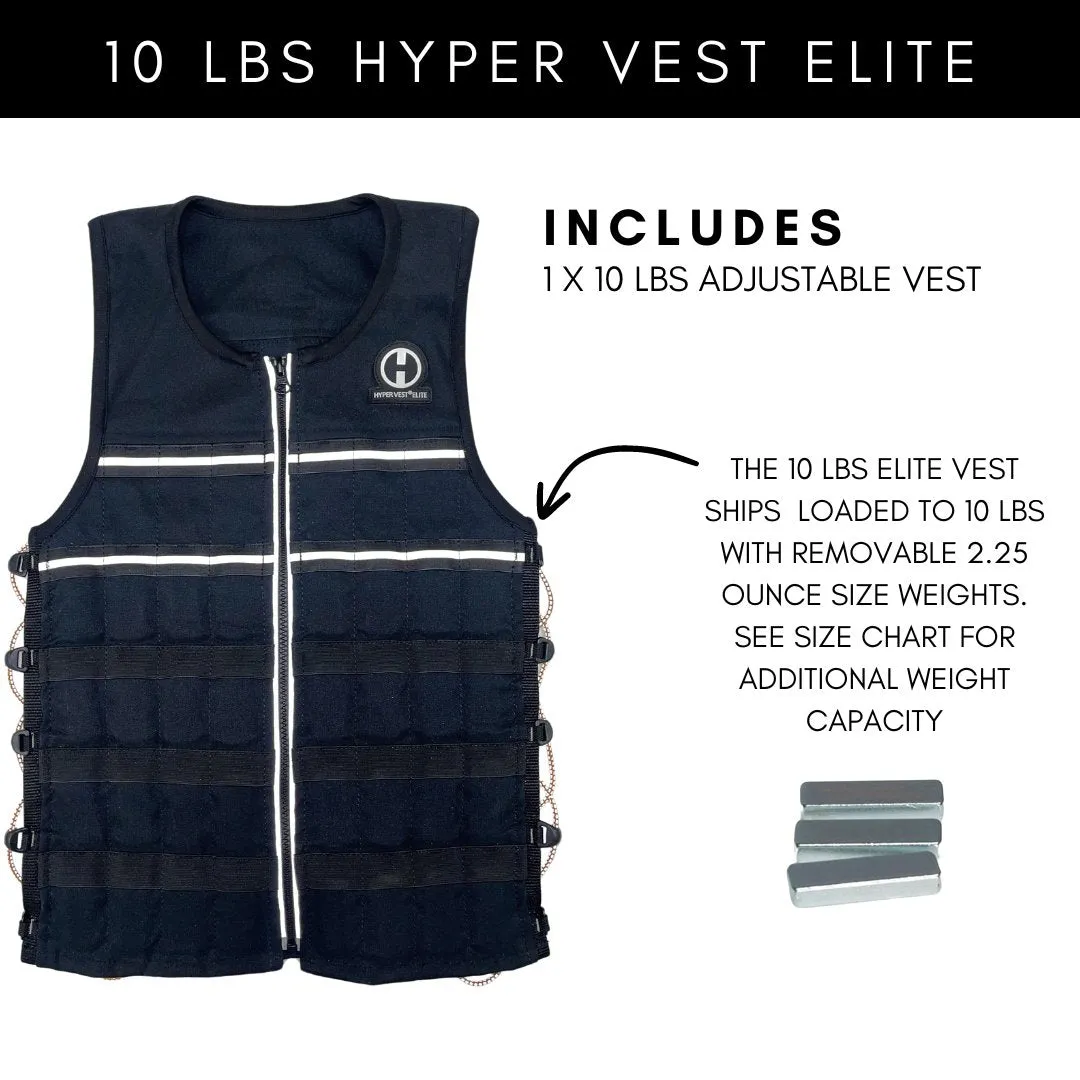 Hyper Vest ELITE Weighted Vest | Thin, Comfortable, & High-Performance