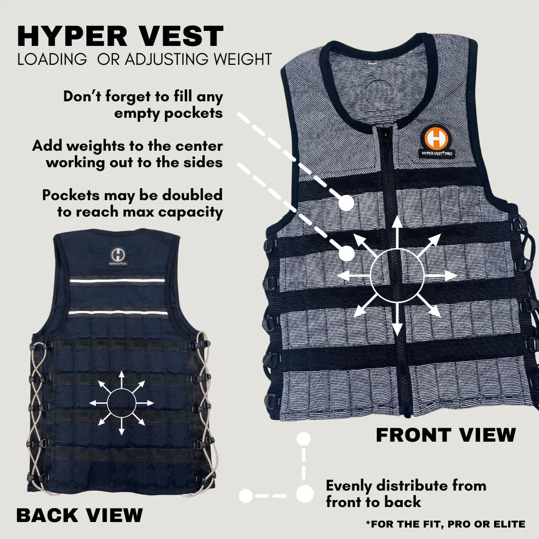 Hyper Vest ELITE Weighted Vest | Thin, Comfortable, & High-Performance