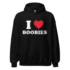 I Love Boobies Top Koala Blended Cotton Unisex Soft Style Pullover