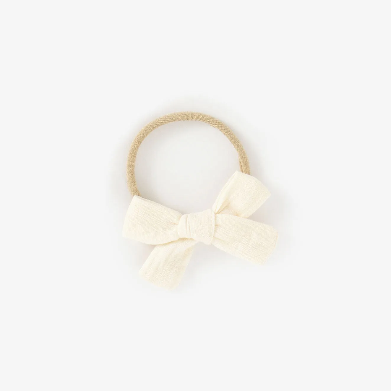JBØRN Organic Cotton Muslin Baby Bow Headband