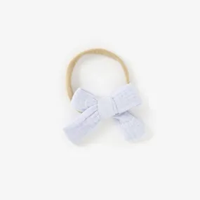 JBØRN Organic Cotton Muslin Baby Bow Headband