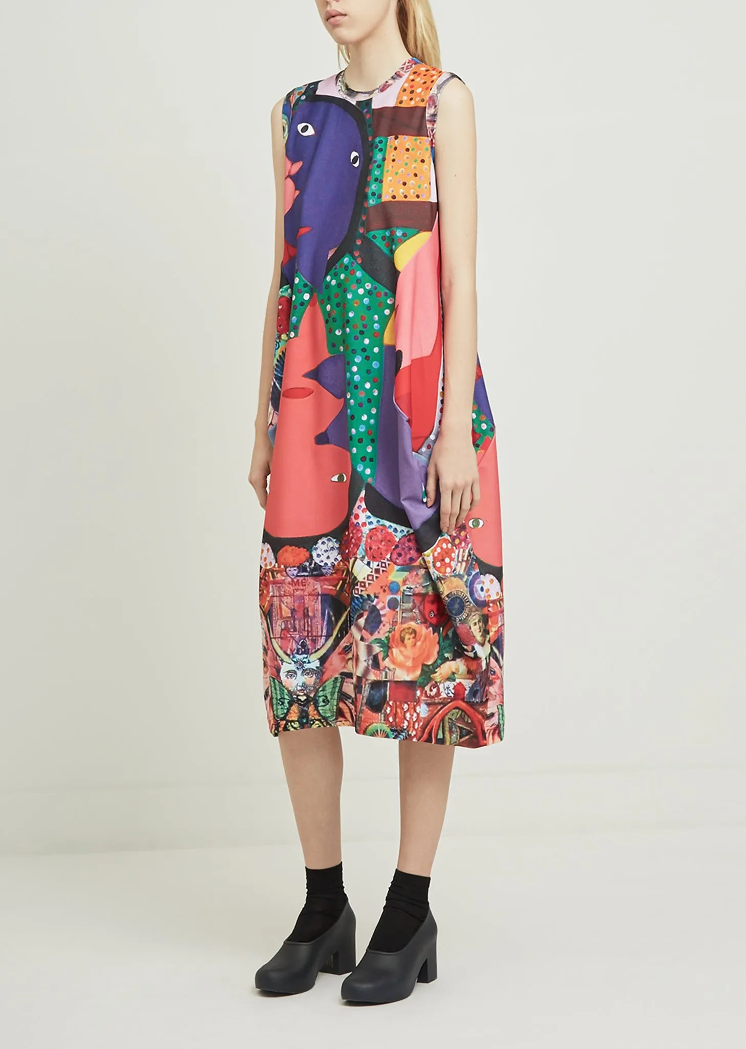 Jersey Inkjet Print R2 Pattern Dress