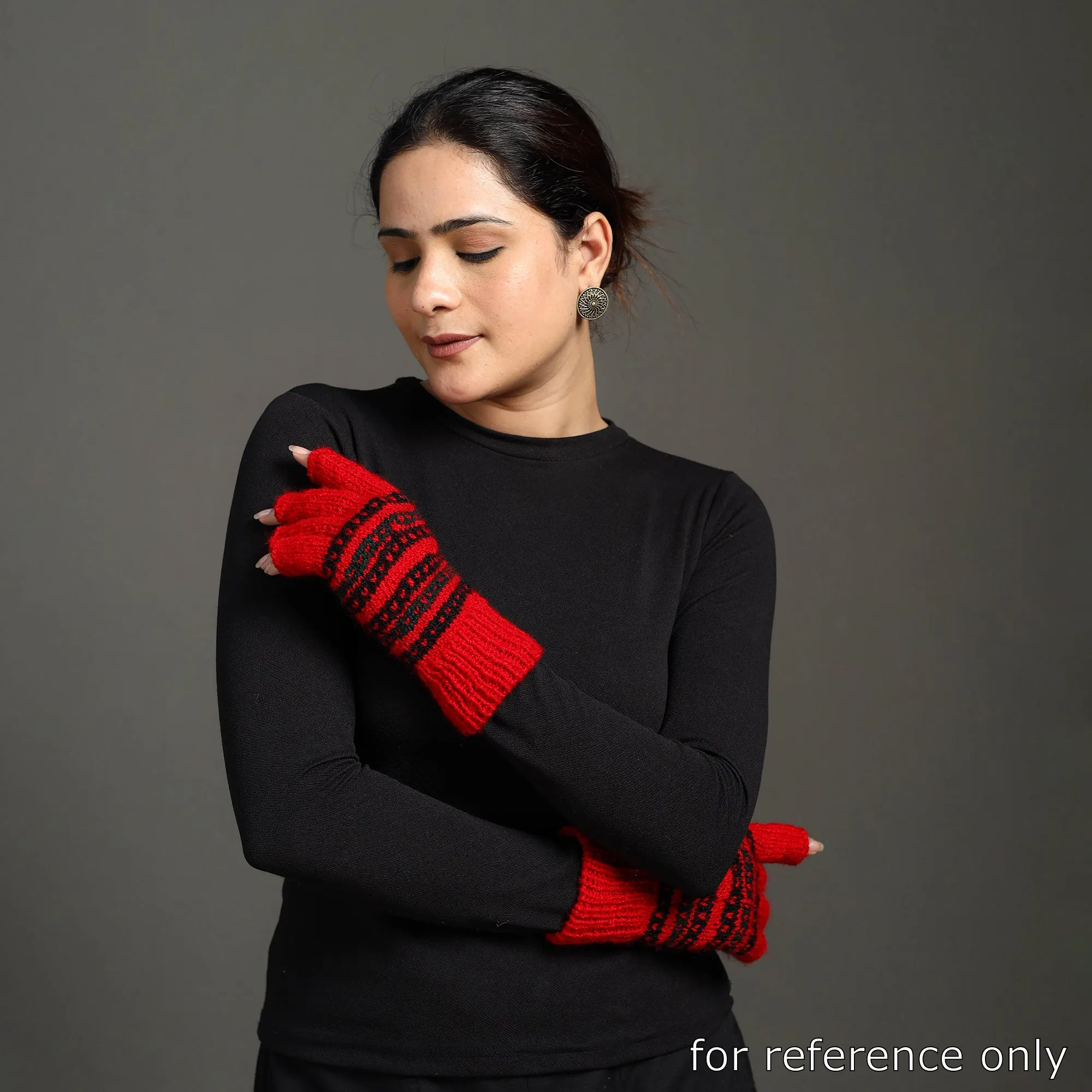 Kumaun Hand Knitted Woolen Gloves (Adult) 02