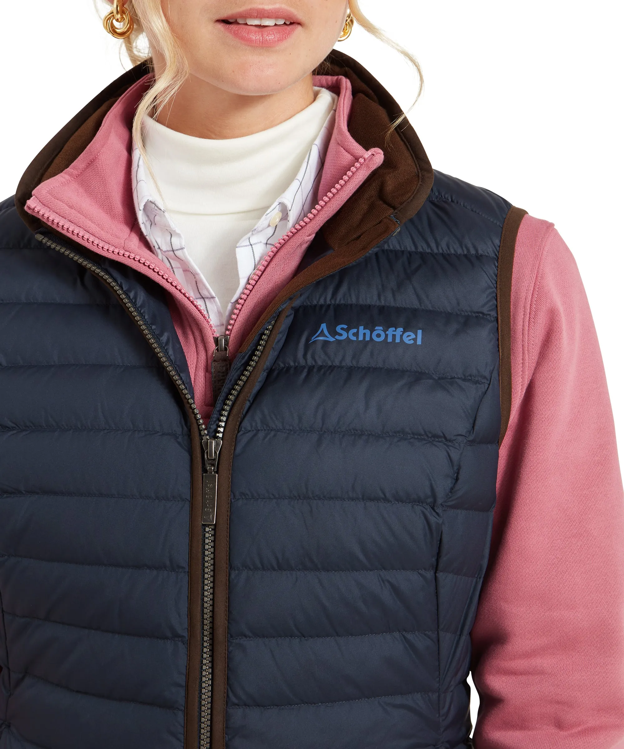 Launde Down Gilet - Petrol Blue