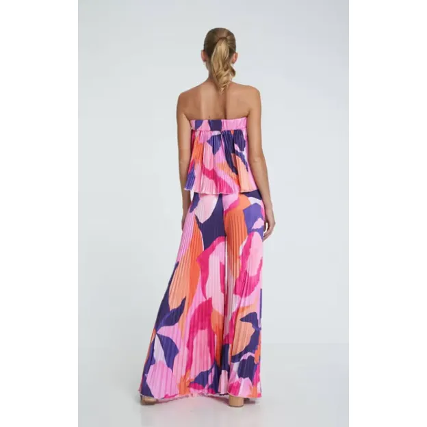 Lidee Renaissance Pleated Jumpsuit
