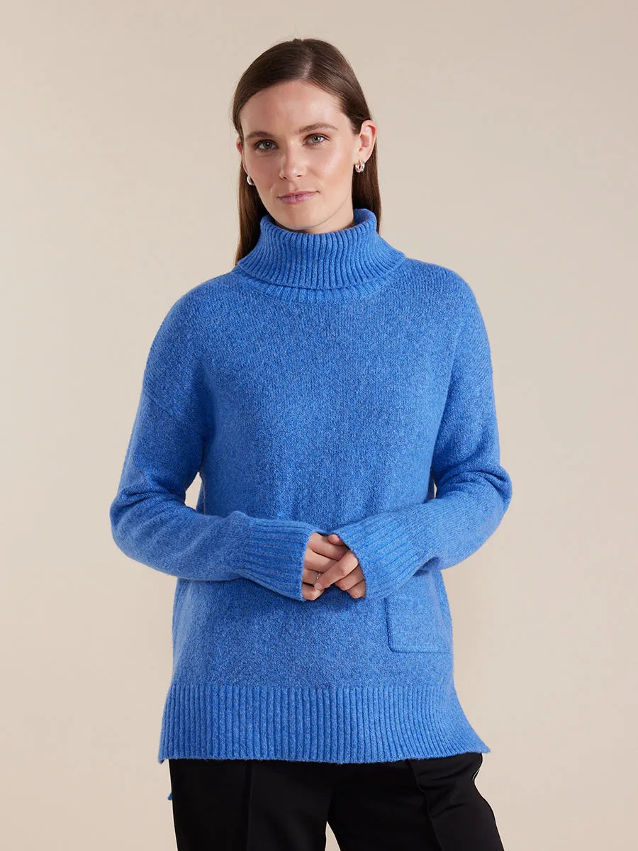 Longline Roll Neck Sweater