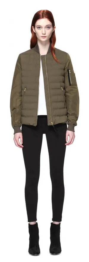 Mackage - Margo Light Down Jacket in Army Green