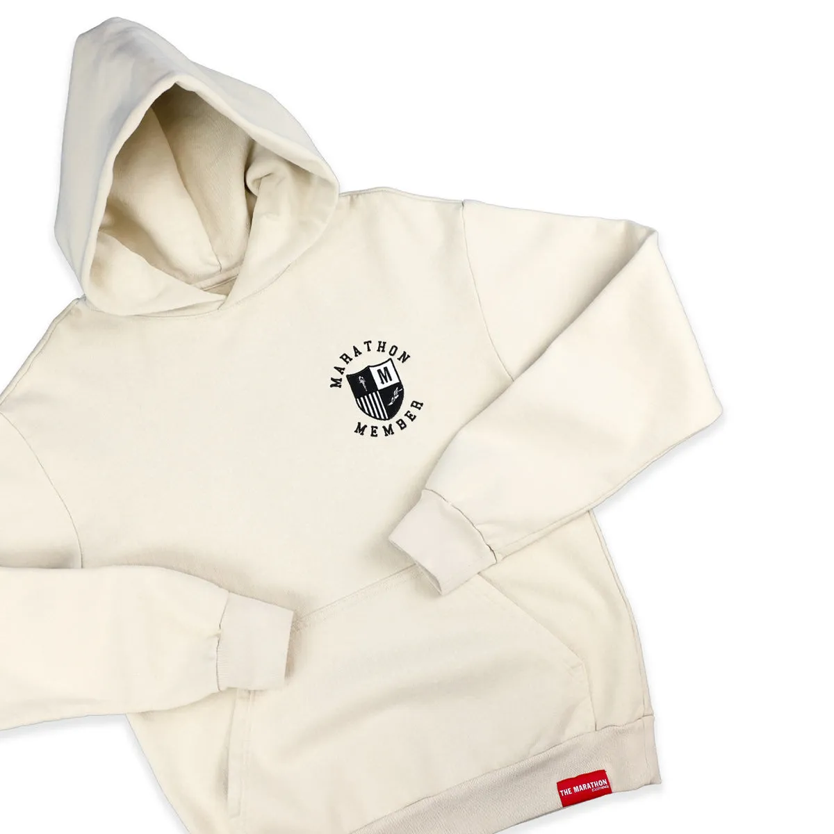 Marathon Members Hoodie - Bone