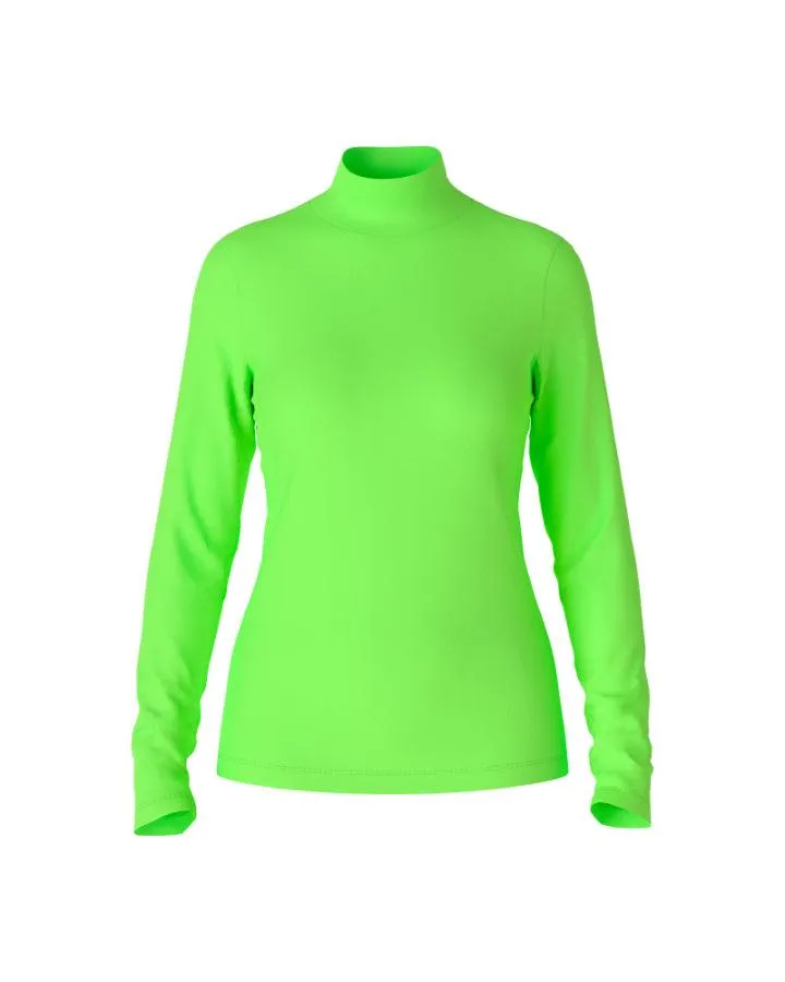 Marc Cain Shocking Green Turtleneck