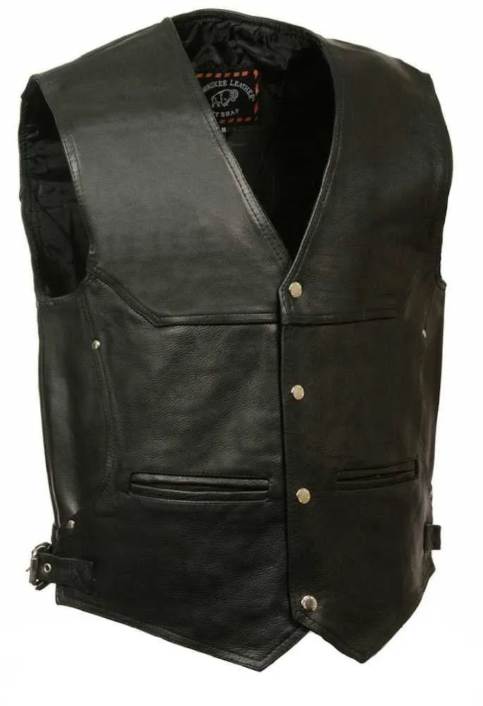 Men's Deep Pocket Vest w/ Side Buckle