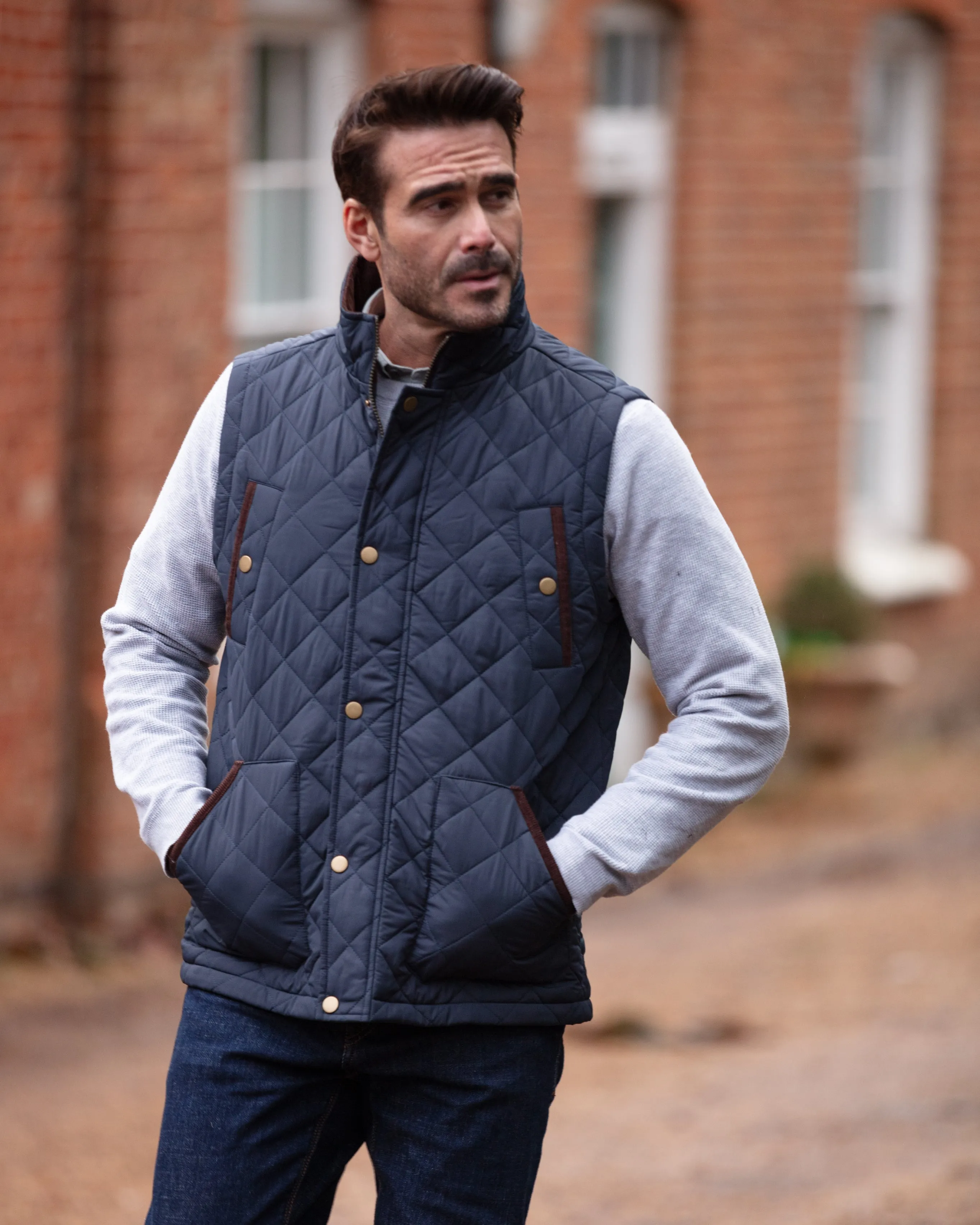 MJ004 - Men's Aron Gilet - NAVY