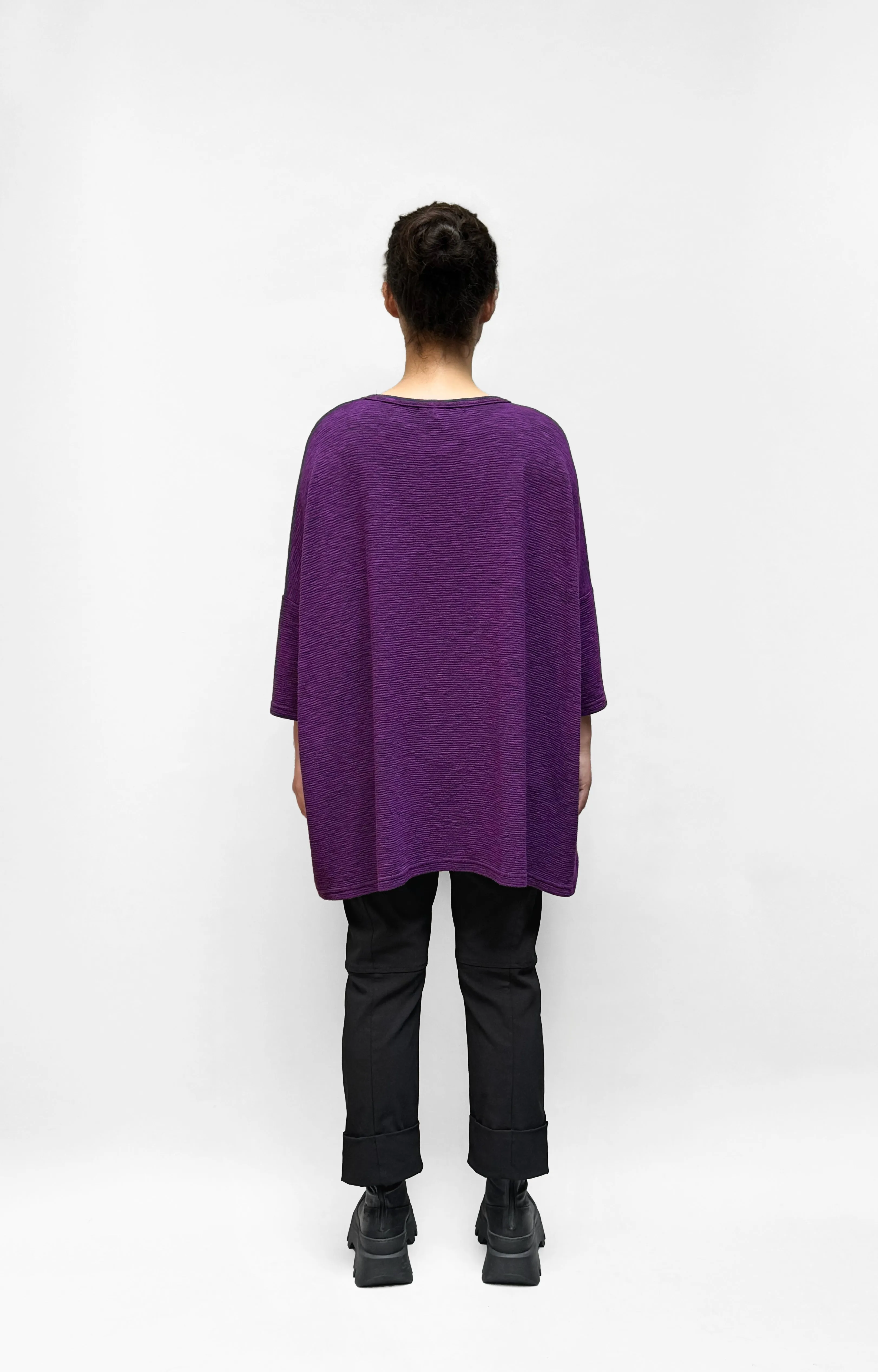 Motion Crimped Two Pocket Tunic