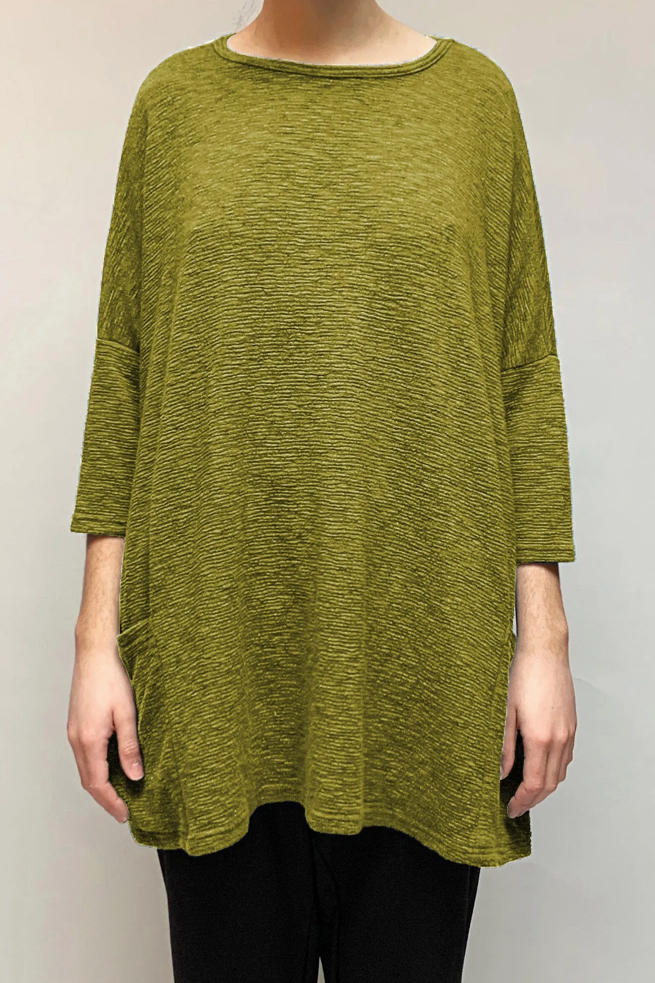 Motion Crimped Two Pocket Tunic