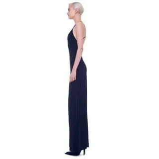 Norma Kamali Low Back Slip Jumpsuit