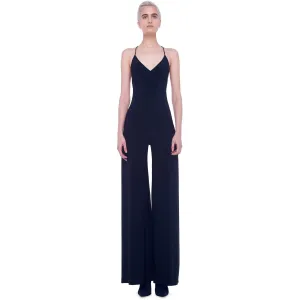 Norma Kamali Low Back Slip Jumpsuit