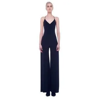 Norma Kamali Low Back Slip Jumpsuit