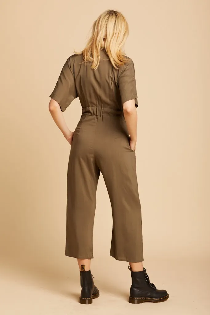 Olive 90s Crush Jumpsuit