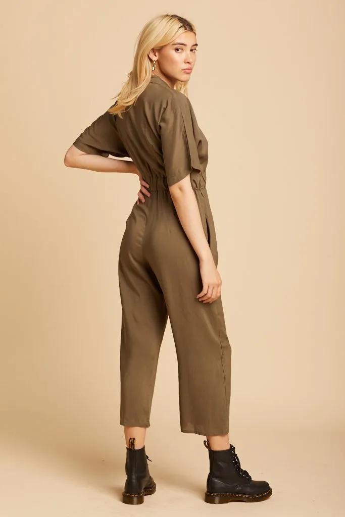 Olive 90s Crush Jumpsuit