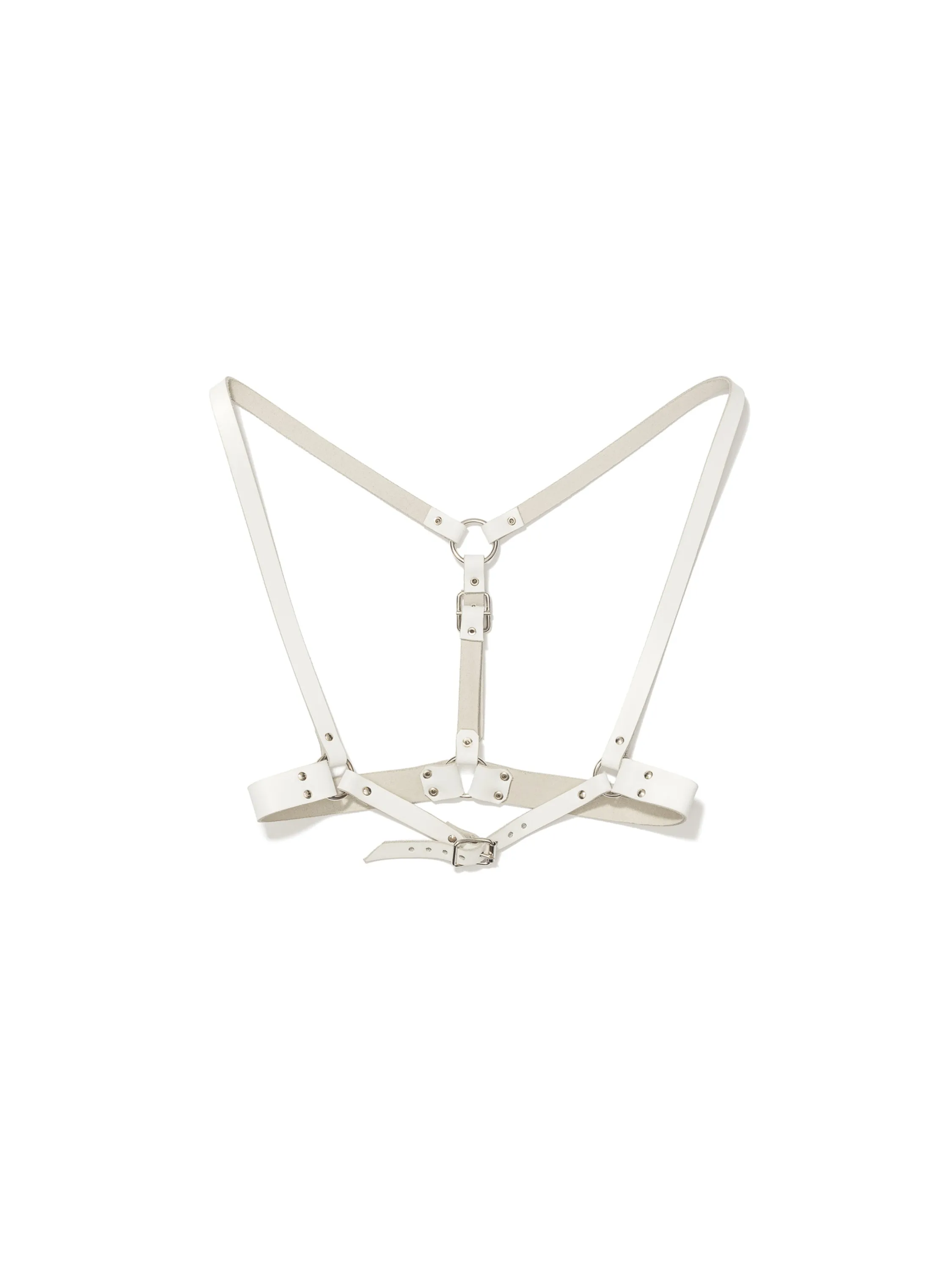 ORBIT LEATHER HARNESS [White]