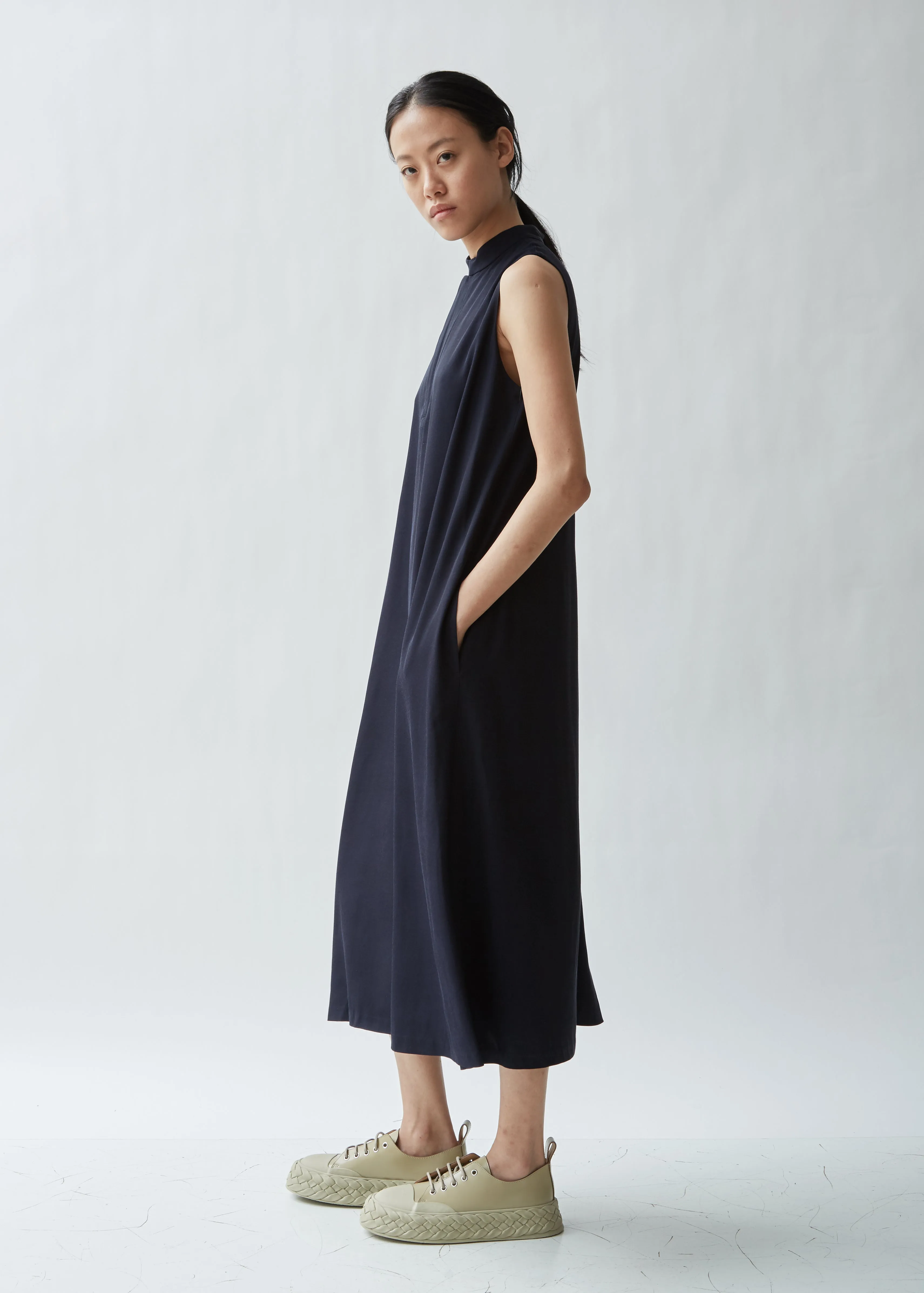 Phenomenon Sleeveless Twill Dress