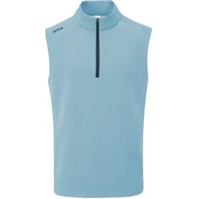 Ping Ramsey 1/2 Zip Gilet - Sky Blue Marl