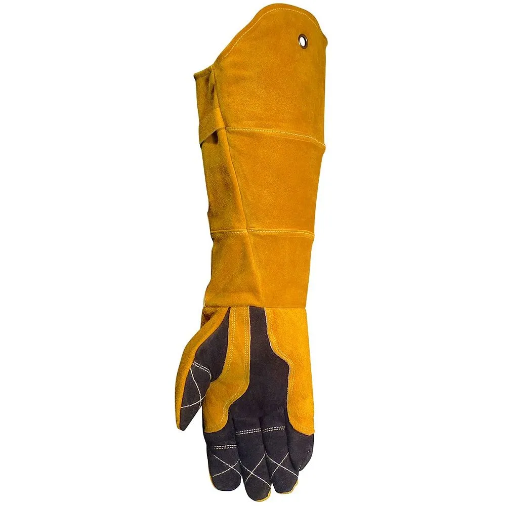 PIP Caiman 1878 21" Deerskin FR Insulated MIG/Stick Welding Gloves, 1 Pair