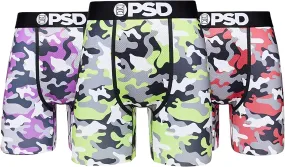 PSD Men's Boxer Brief Multi/Fall Camo 3Pk