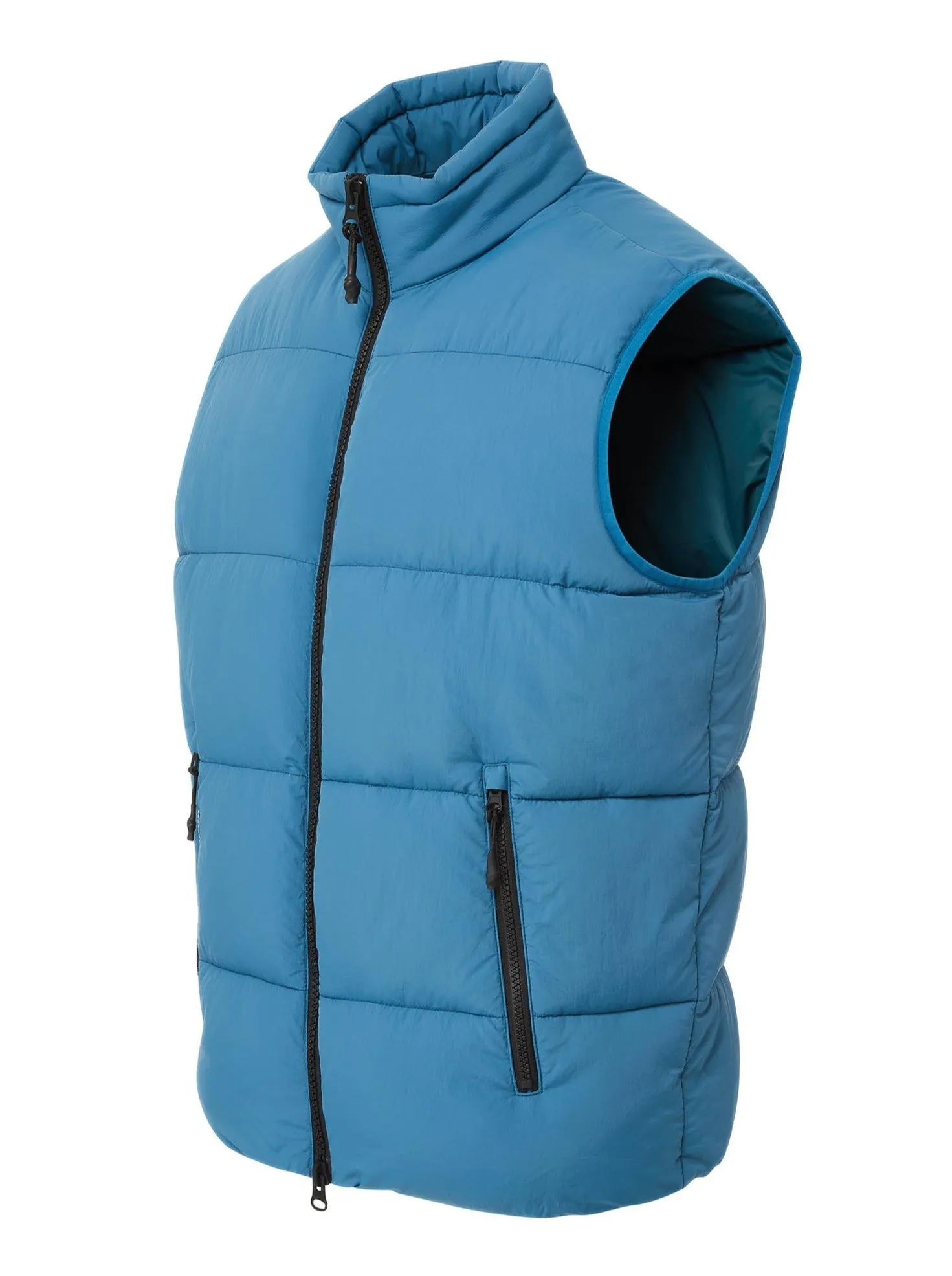 Puffer Vest - Blue Steel