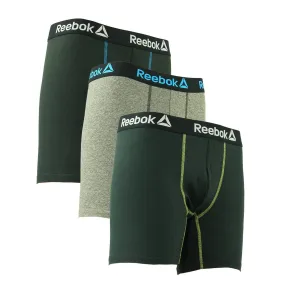 Reebok Men's Performance Sport Soft Boxer Briefs 3-Pack