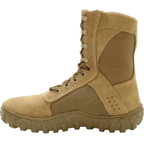 Rocky Men's 8" S2V Vented Military Duty Boot - Coyote Brown