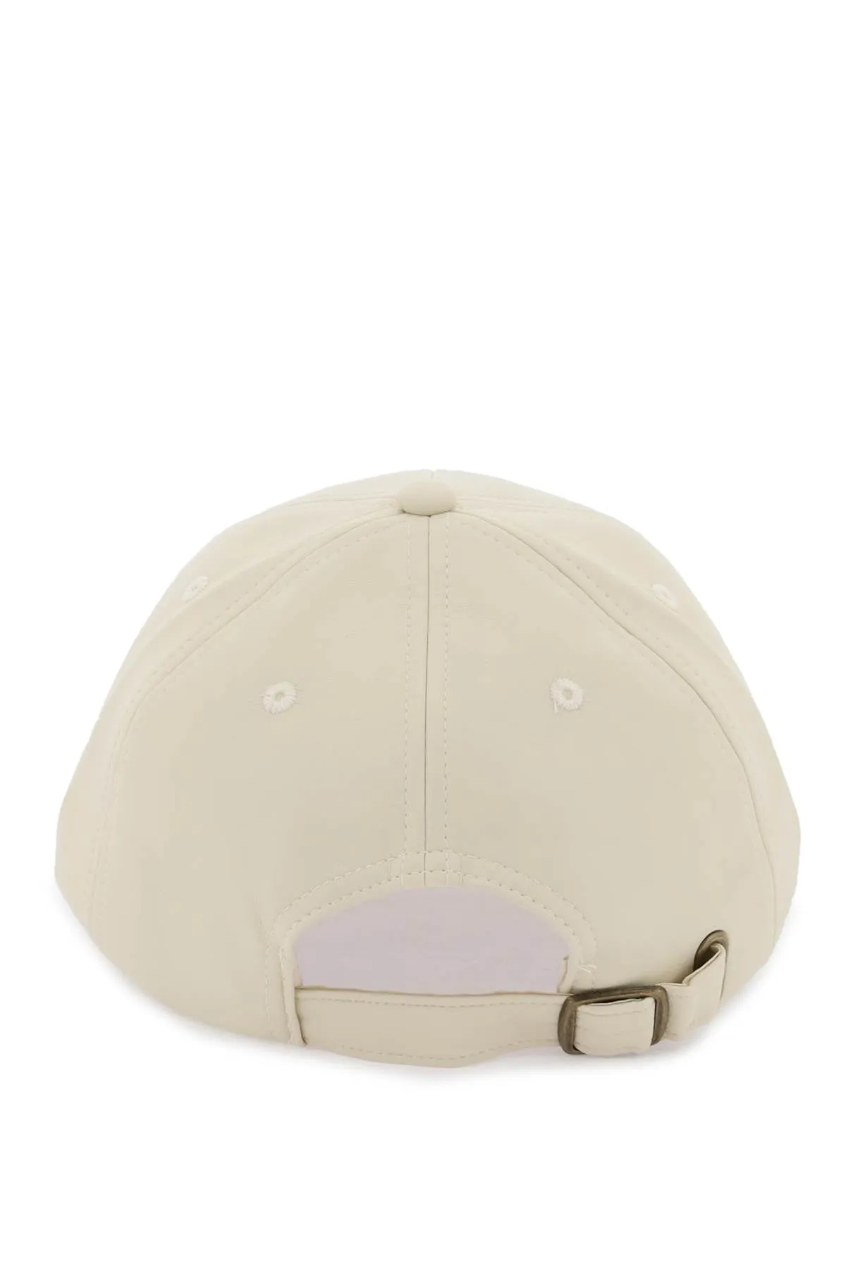 Rotate baseball cap with logo patch