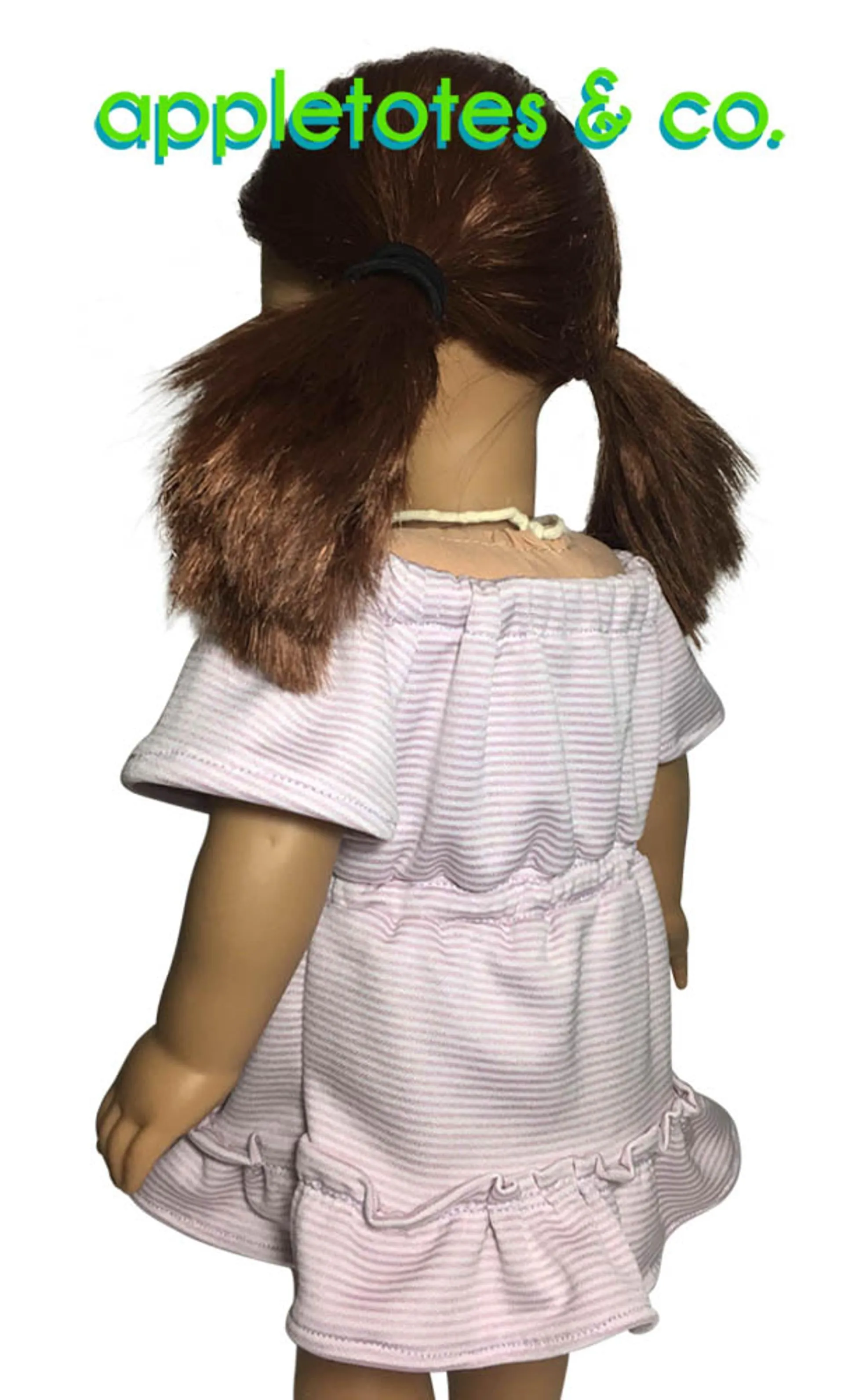 Roxie Off Shoulder Dress and Jumpsuit Sewing Pattern Bundle for 18" Dolls