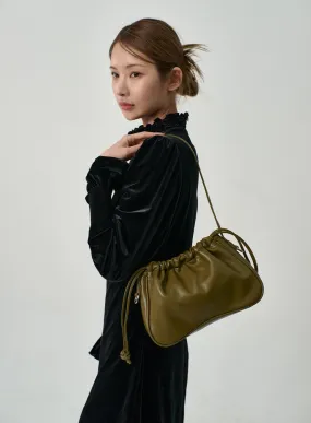 Ruched Square Shoulder Bag CD13